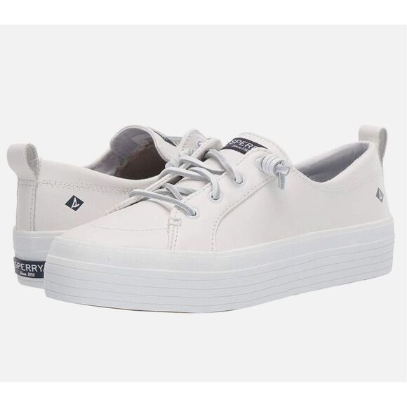 Sperry Shoes - Sperry Women's Crest Vibe Leather Platform Sneakers. Size 9.5